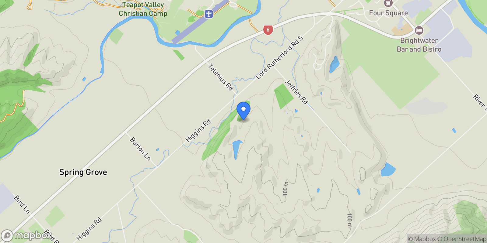 Map showing Falcon Ridge Estate 1-65 Higgins Road Brightwater, Nelson, TAS 7095, Brightwater, Tasman, New Zealand.