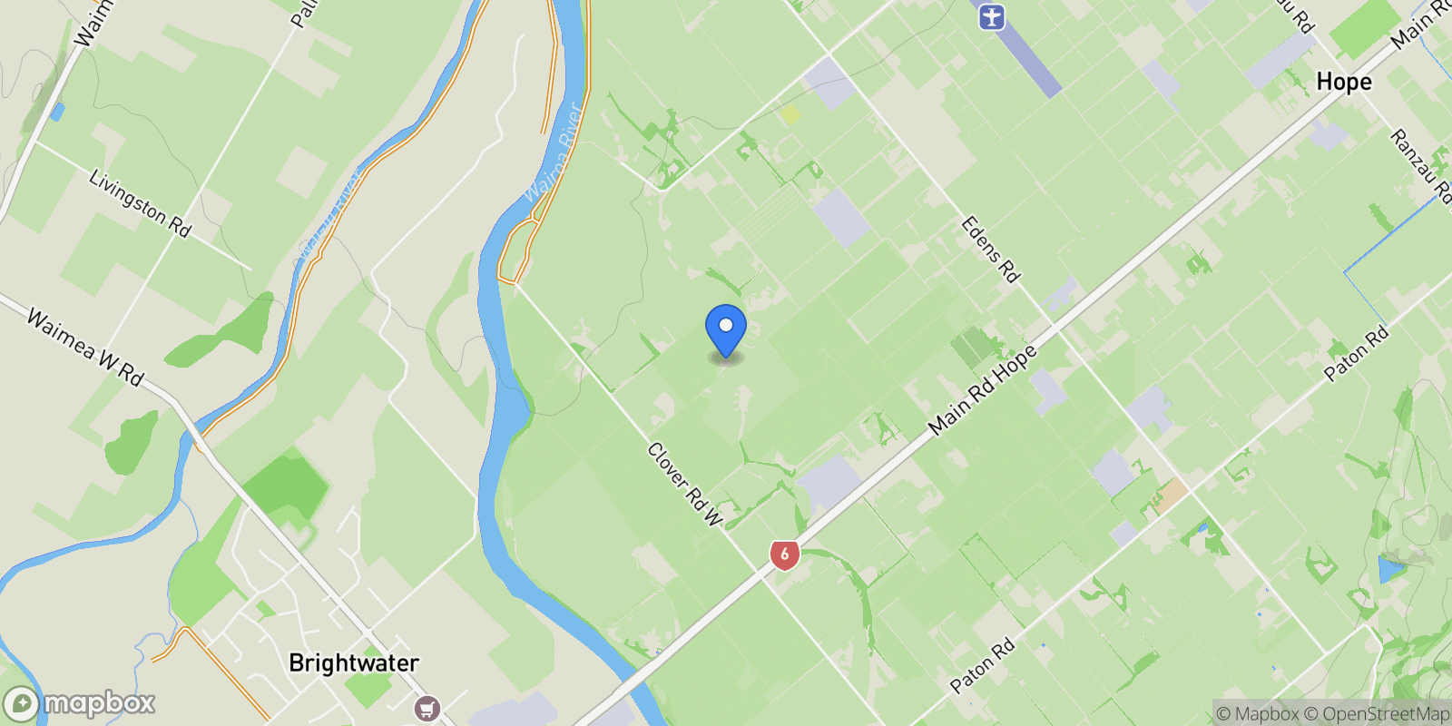 Map showing 68-70 Clover Road Hope, Nelson, TAS 7091, Hope, Tasman, New Zealand.