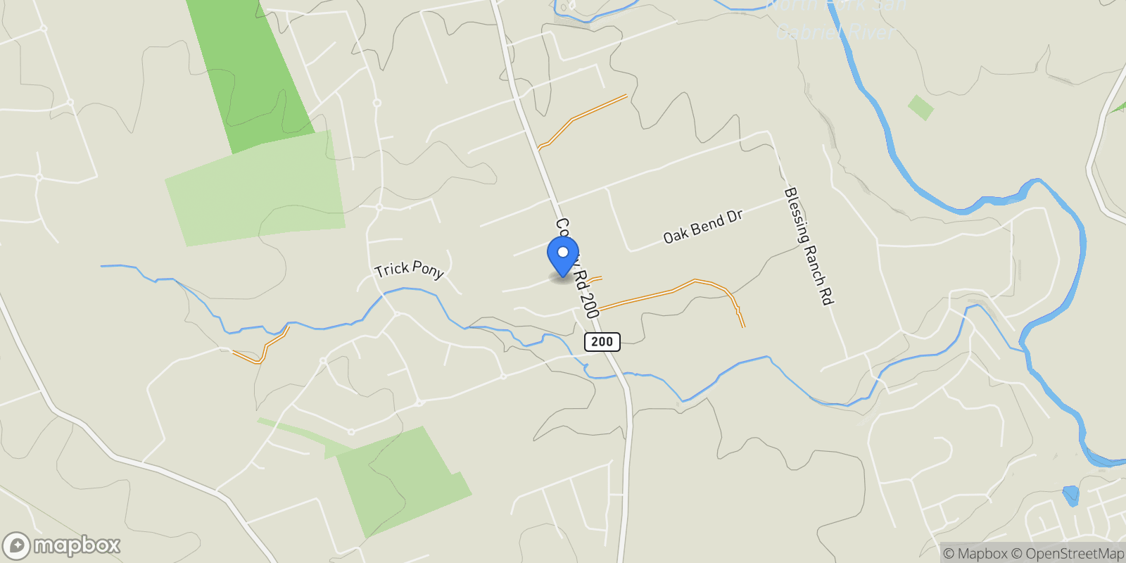 Map showing 109 Tambra Lea Lane, Liberty Hill, TX 78642, Liberty Hill, Texas, United States.