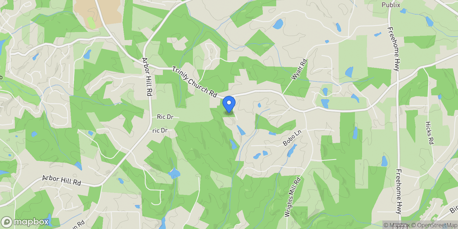 Map showing 146 Sherwood Lane, Canton, Georgia, United States.