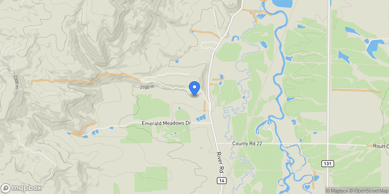 Map showing 30855 Emerald Ridge , Steamboat Springs, CO 80487, Steamboat Springs, Colorado, United States.