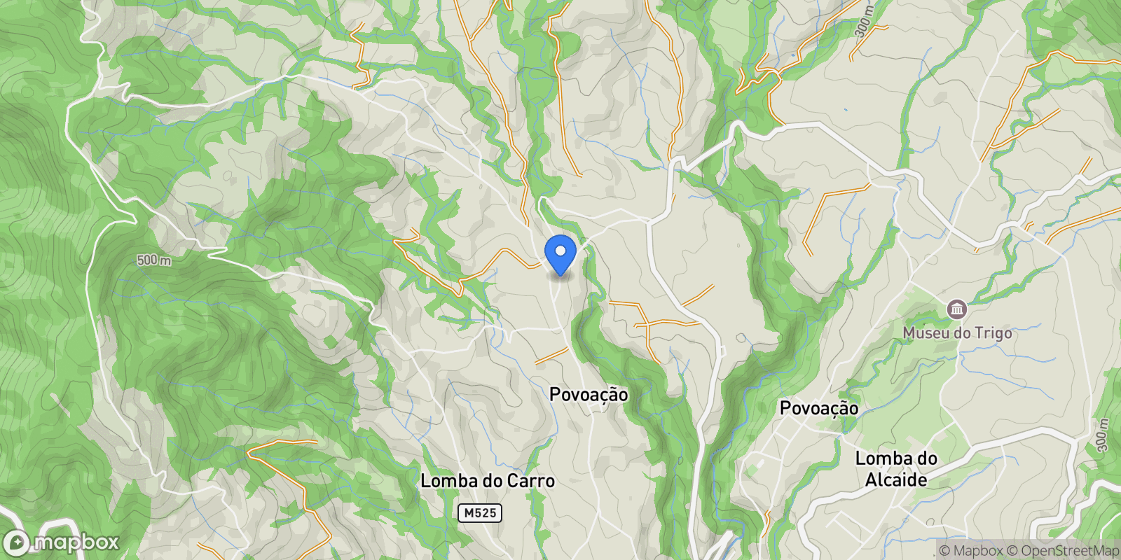 Map showing Lomba do Botao, 9650, Portugal, Povoacao, Azores, Portugal.