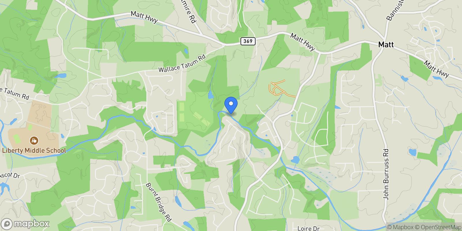 Map showing 4165 Milford Trail, Cumming, Georgia, United States.