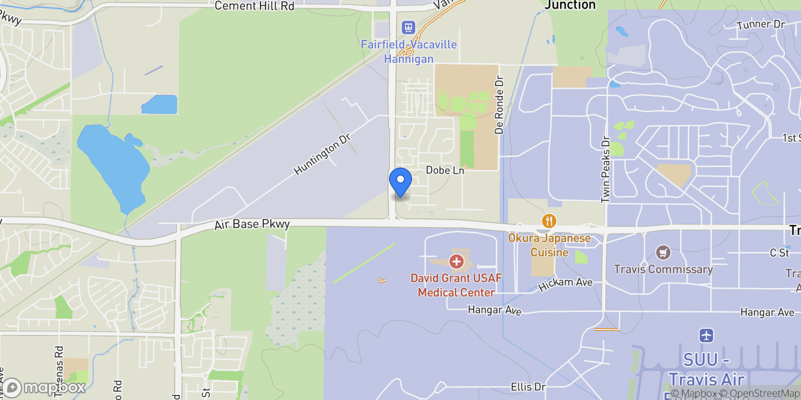 Map showing 2915 Shaver Street , Fairfield, CA 94533, Suisun City, California, United States.