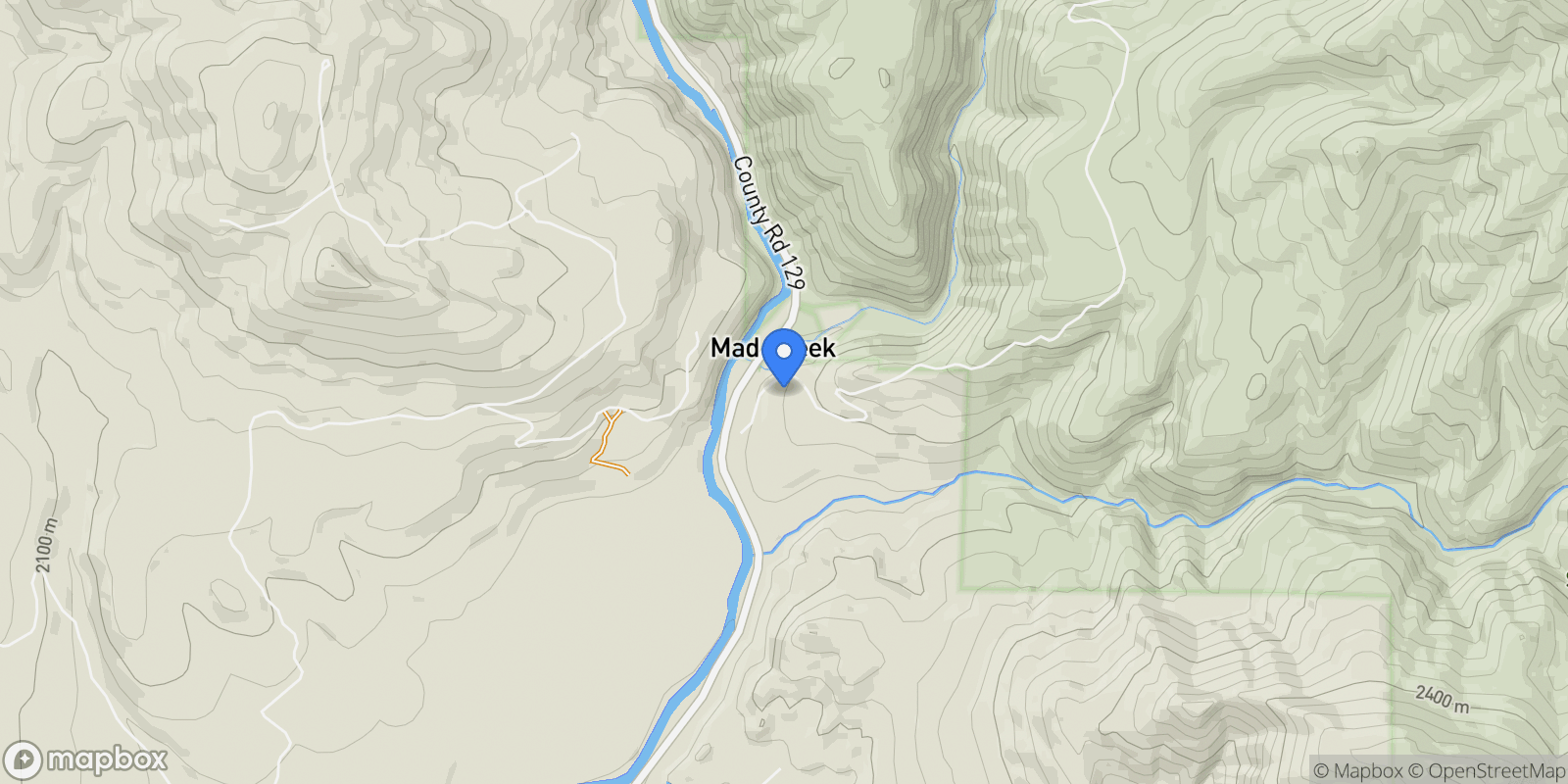 Map showing 44320 County Road 129 , Steamboat Springs, CO 80487, Steamboat Springs, Colorado, United States.