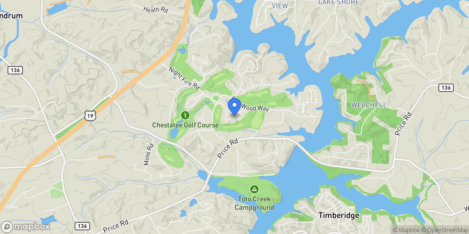 Map showing 803 Night Fire Drive, Cumming, Georgia, United States.