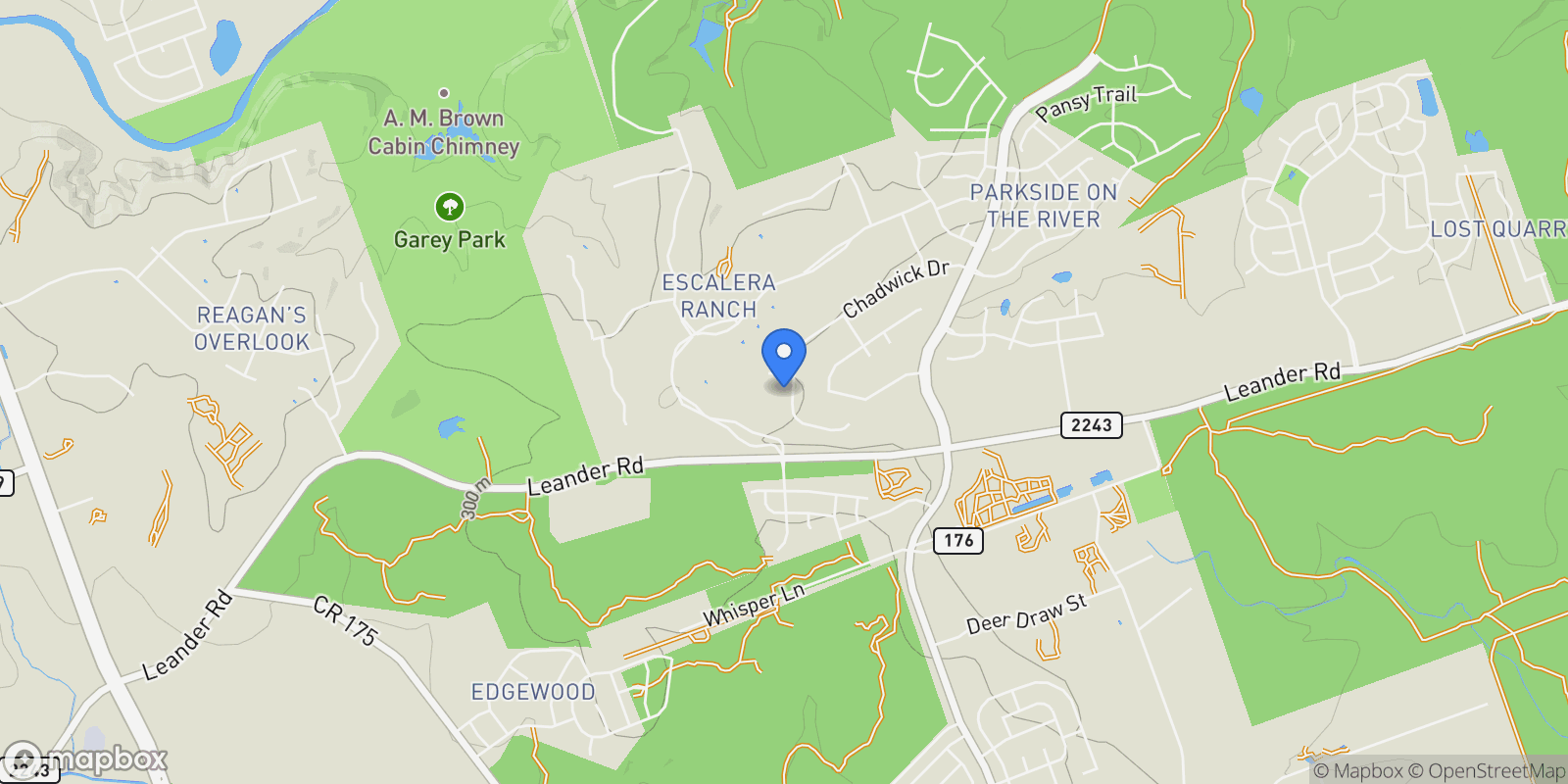 Map showing 141 Chadwick Drive, Georgetown, TX 78628, Georgetown, Texas, United States.