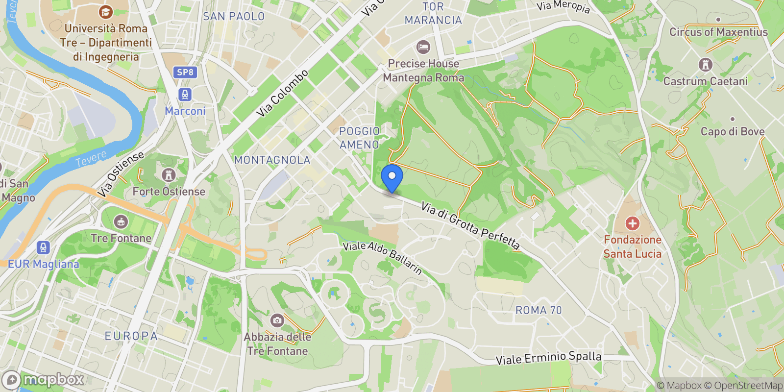 Map showing Largo Bargellini 69, Rome, Lazio, Italy.