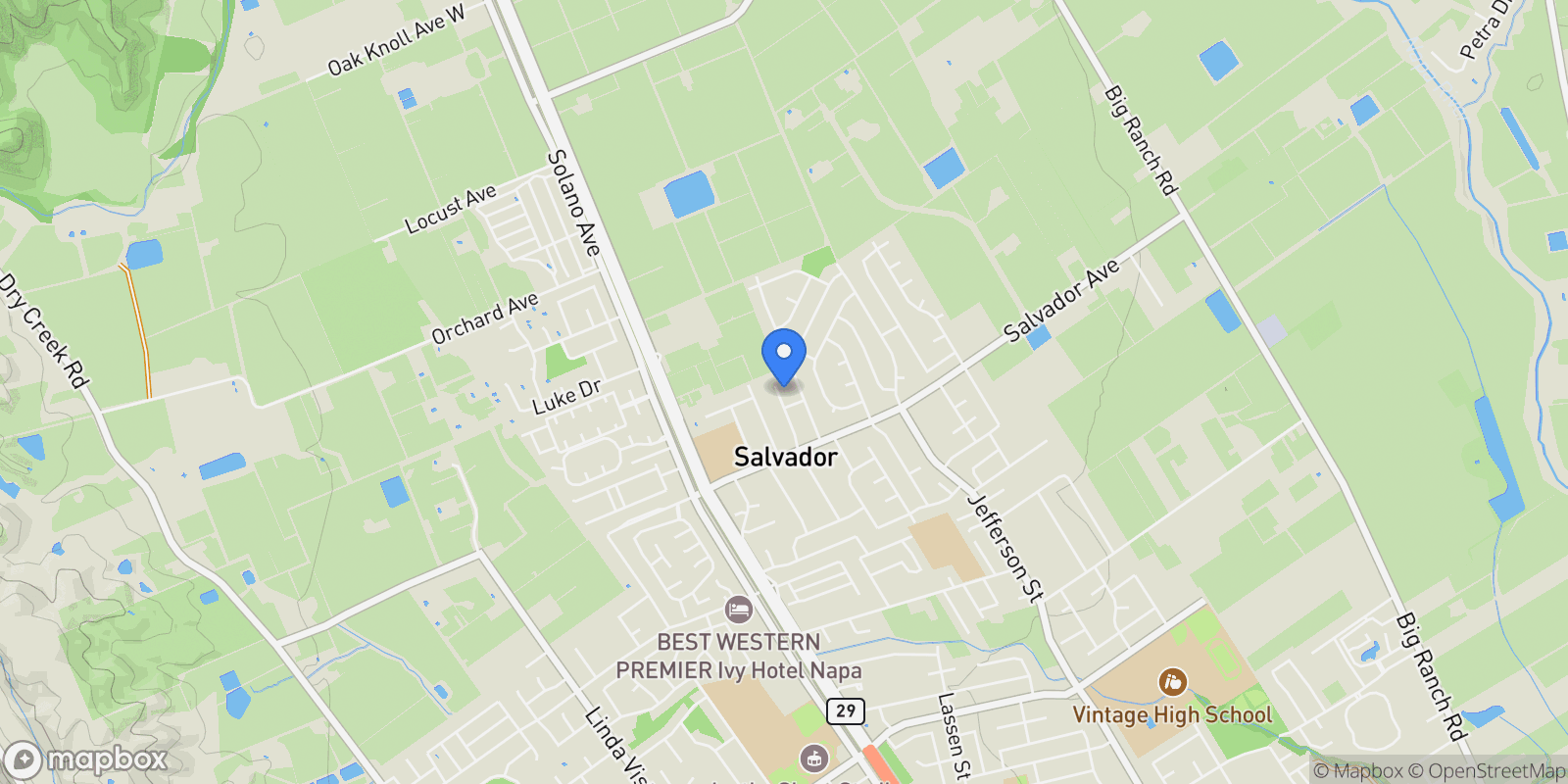 Map showing 4436 Morse Court , Napa, CA 94558, Napa, California, United States.