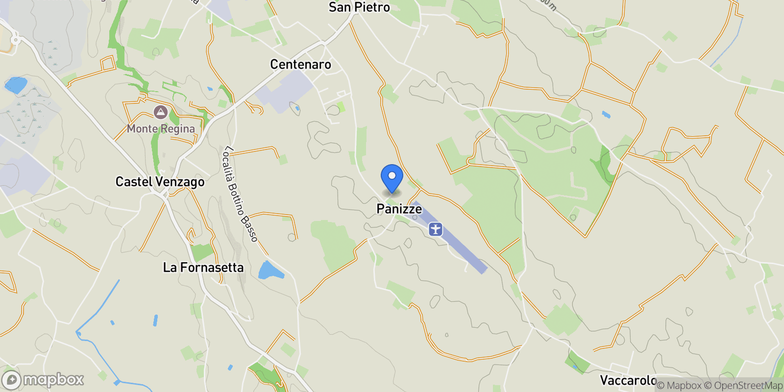 Map showing Via Garzara, Lombardy, Italy.