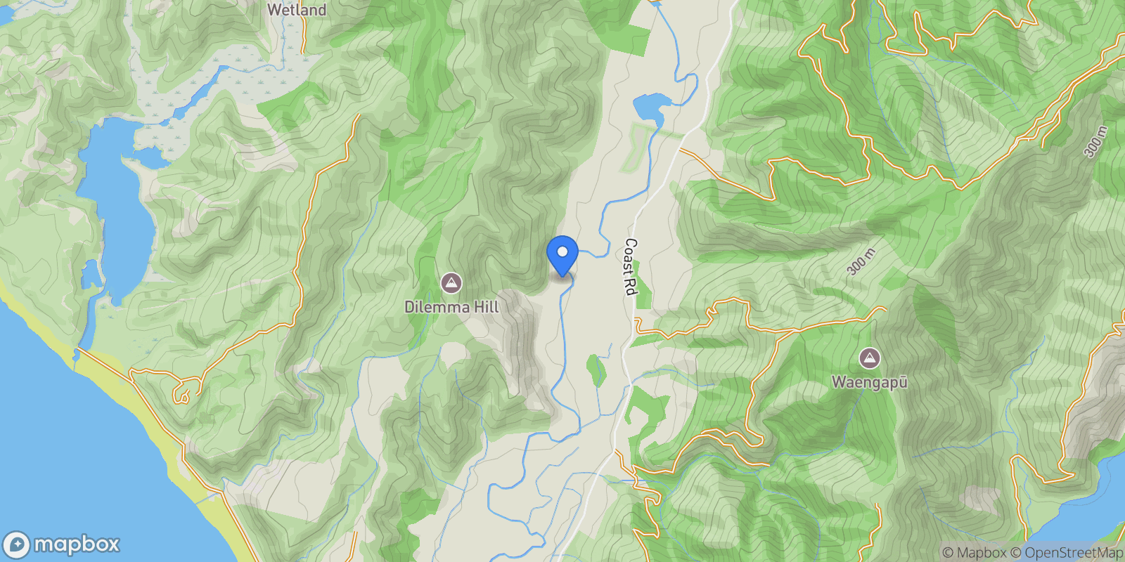 Map showing 1276 Coast Road Wainuiomata, Lower Hutt, WGN 5373, Lower Hutt, Wellington, New Zealand.