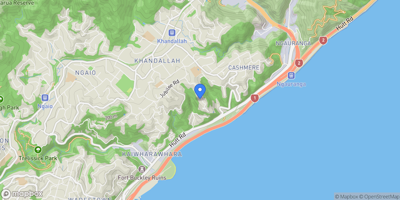 Map showing 64 Amritsar Street Khandallah, Wellington, WGN 6035, Wellington, Wellington, New Zealand.