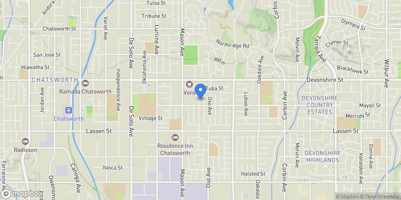 Map showing 10122 Jovita Avenue, Los Angeles, California, United States.