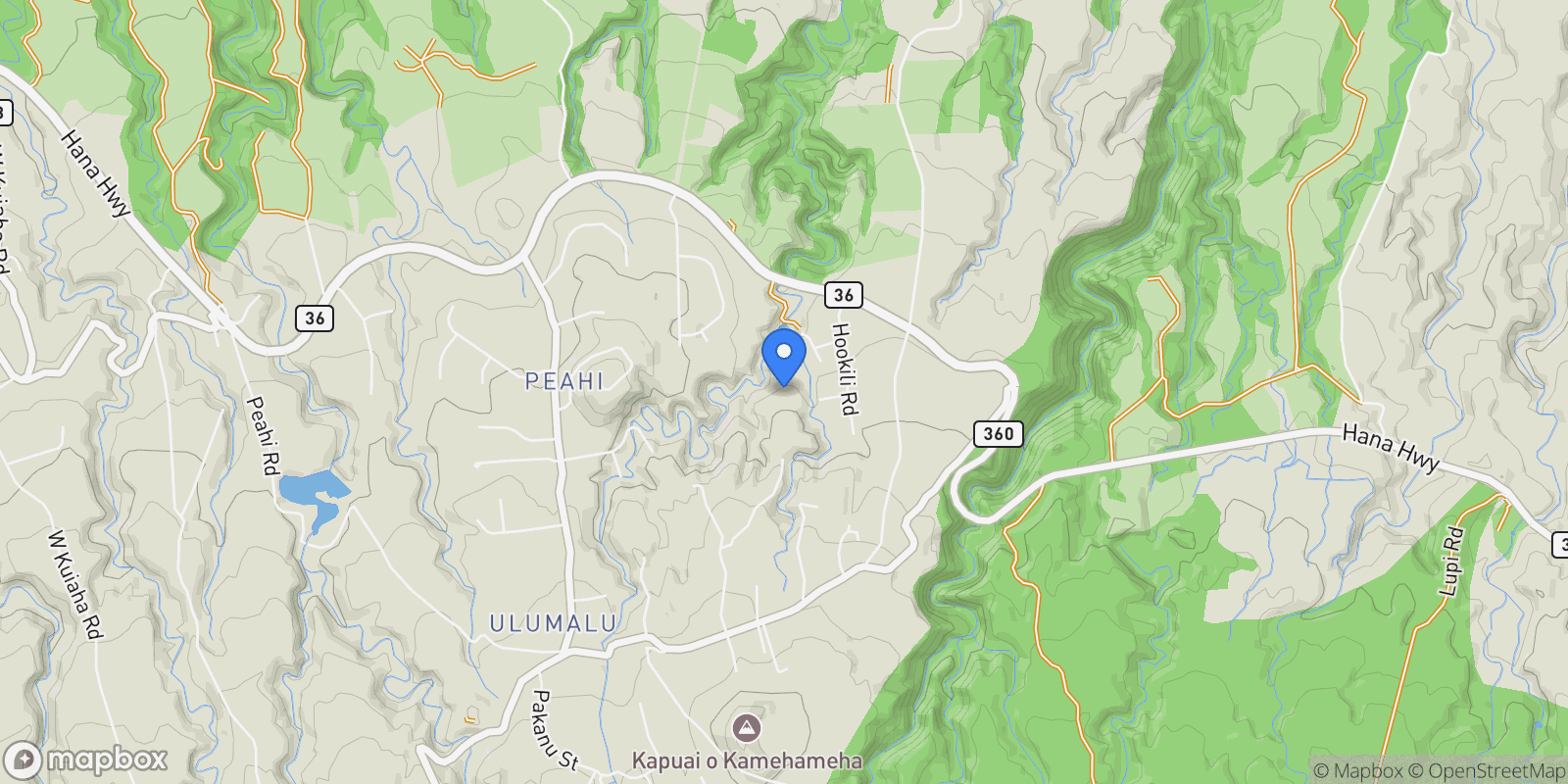 Map showing 41 Leleaka Place #A, Haiku, HI 96708, Haiku-Pauwela, Hawaii, United States.