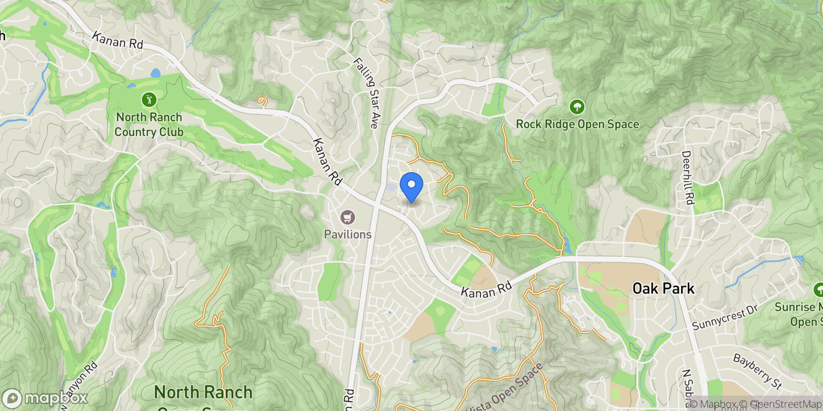 Map showing 785 Trousdale Street, Oak Park, California, United States.