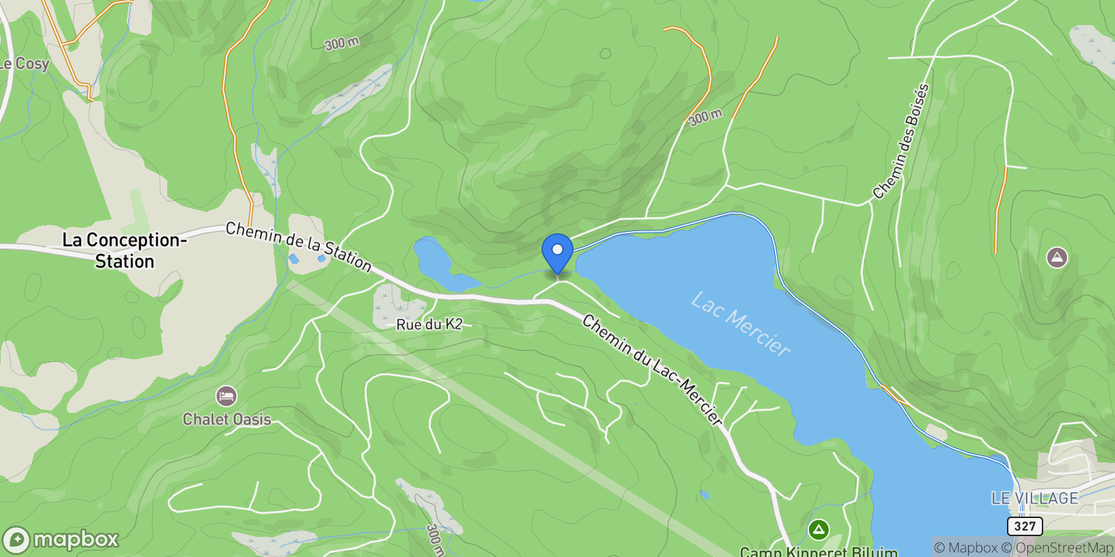 Map showing 104 Imp. des Perdrix, Mont-Tremblant, Quebec, Canada.