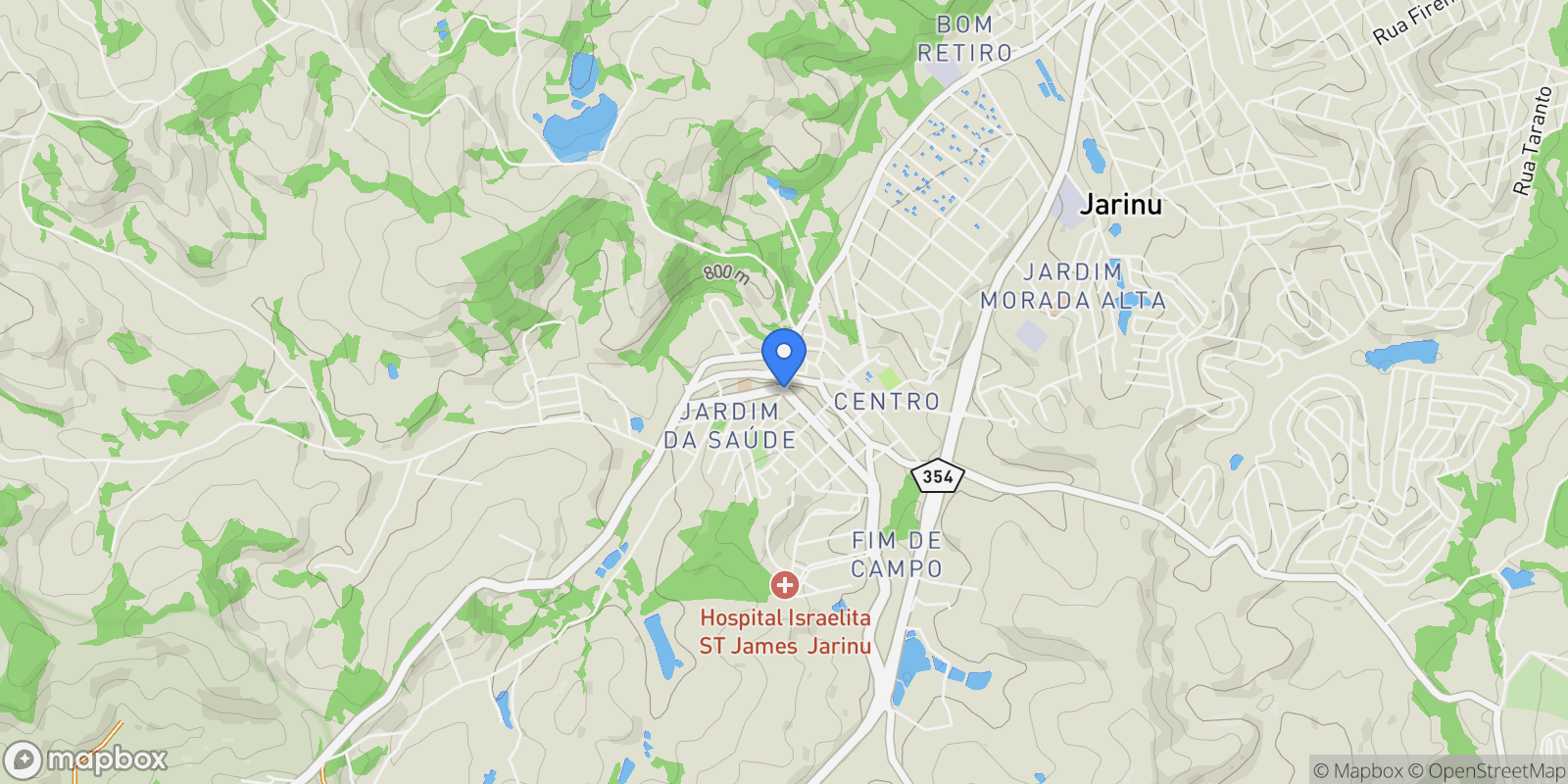 Map showing Jarinu, State of São Paulo, Brazil.