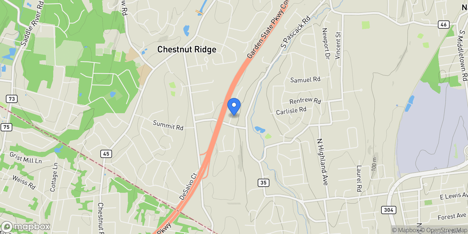 Map showing 4 Nicole Way, Spring Valley, NY 10977, Spring Valley, New York, United States.