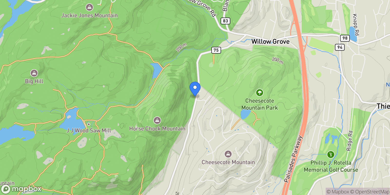 Map showing 325 Call Hollow Road, Haverstraw, NY 10980, Haverstraw, New York, United States.