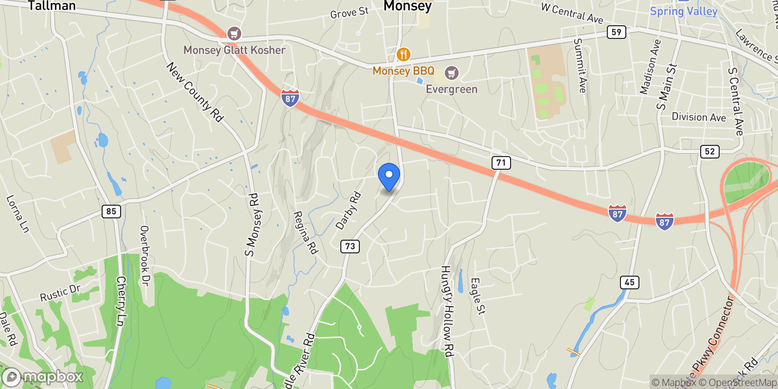 Map showing 228 Saddle River Road, Airmont, NY 10952, Airmont, New York, United States.