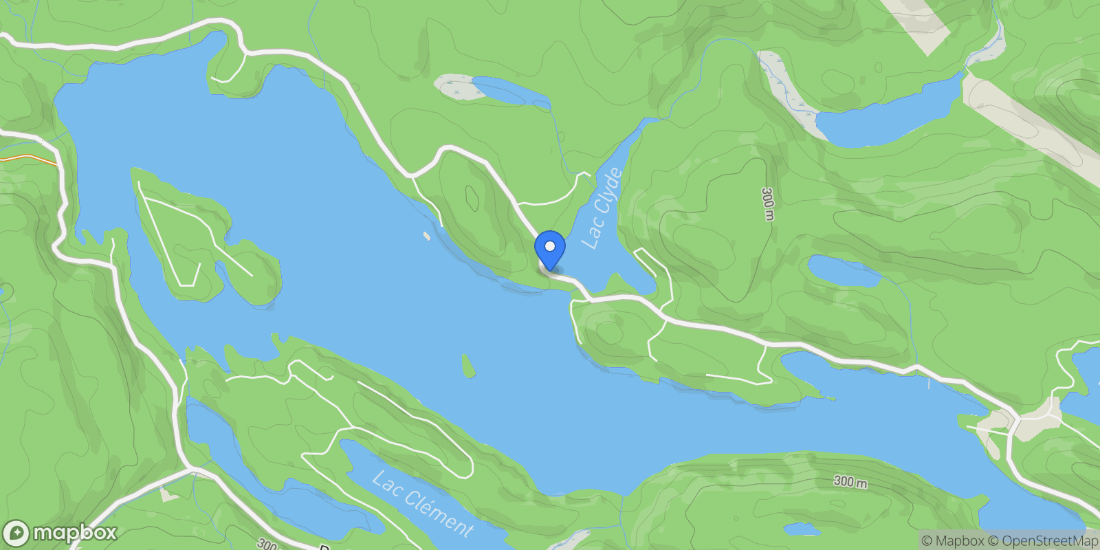 Map showing 112 Ch. des Chênes, La Conception, Quebec, Canada.
