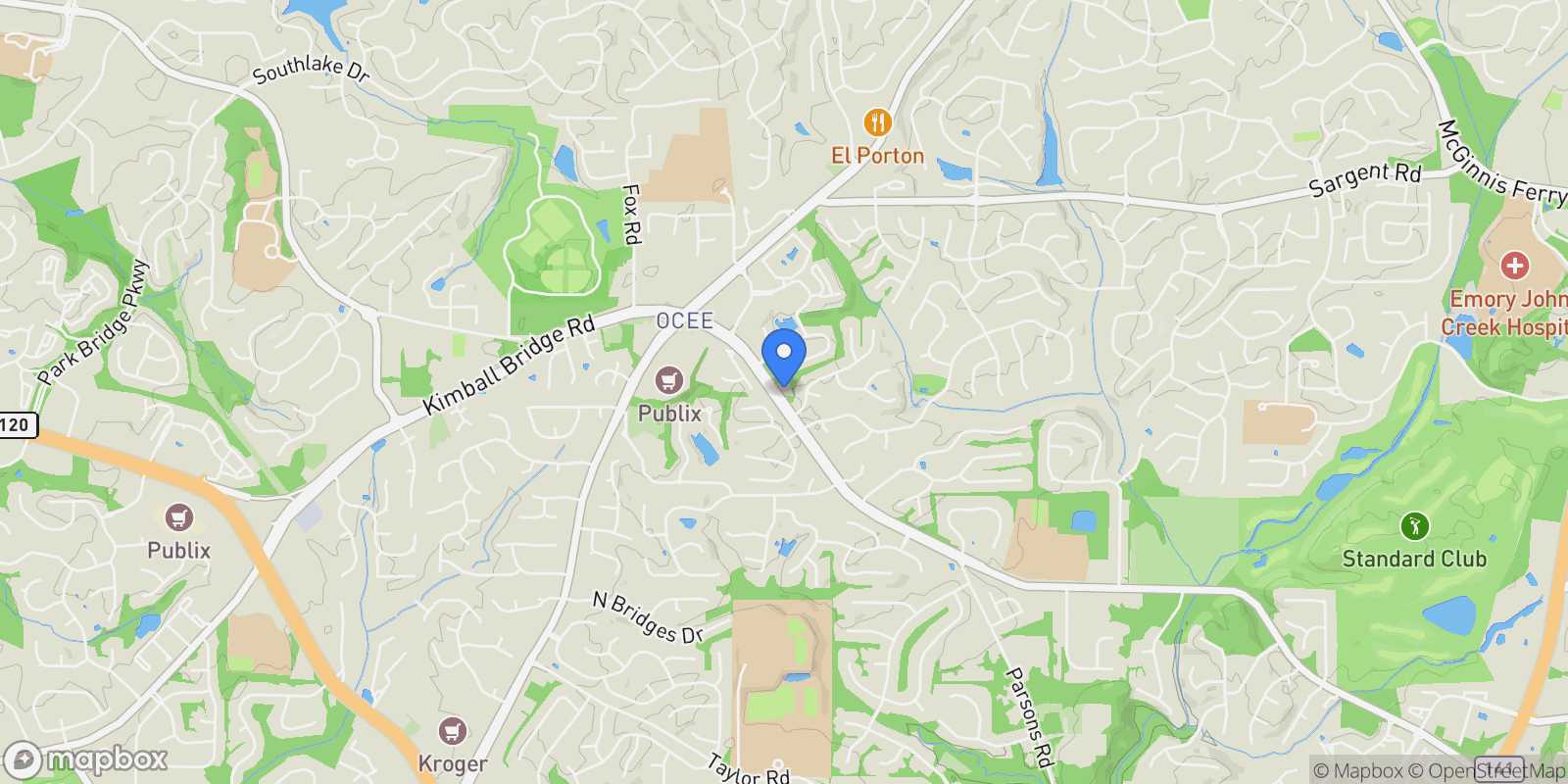 Map showing Alpharetta, Georgia, United States.