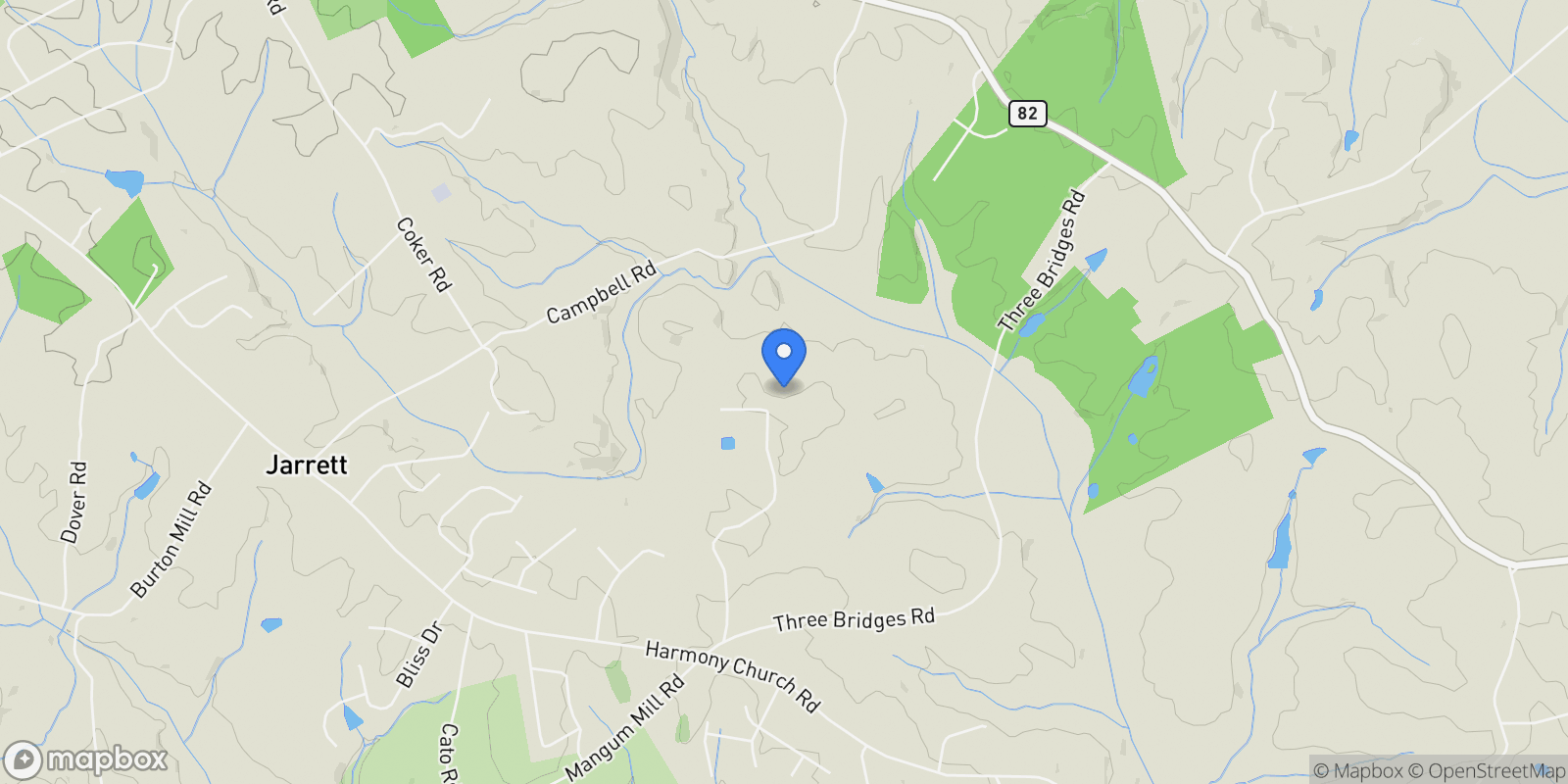 Map showing Gainesville, Georgia, United States.