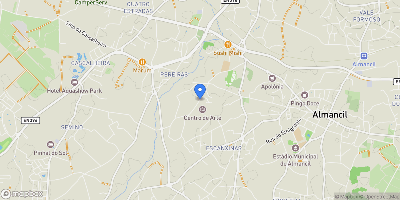 Map showing Q.ta do Mar, 8135, Portugal, Almancil, Algarve, Portugal.