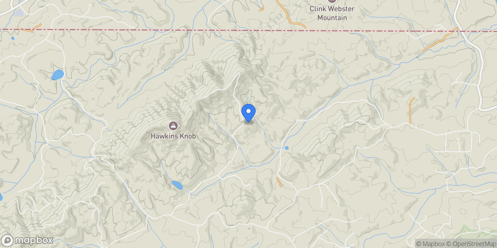 Map showing Morganton, Georgia, United States.