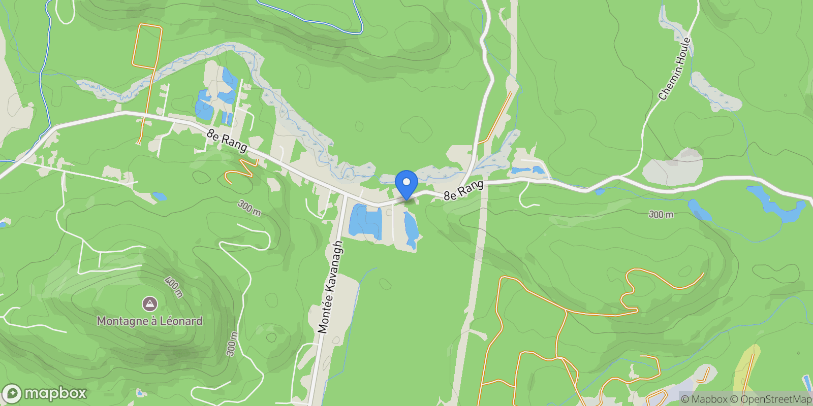 Map showing 610 8e Rang, Mont-Tremblant, Quebec, Canada.
