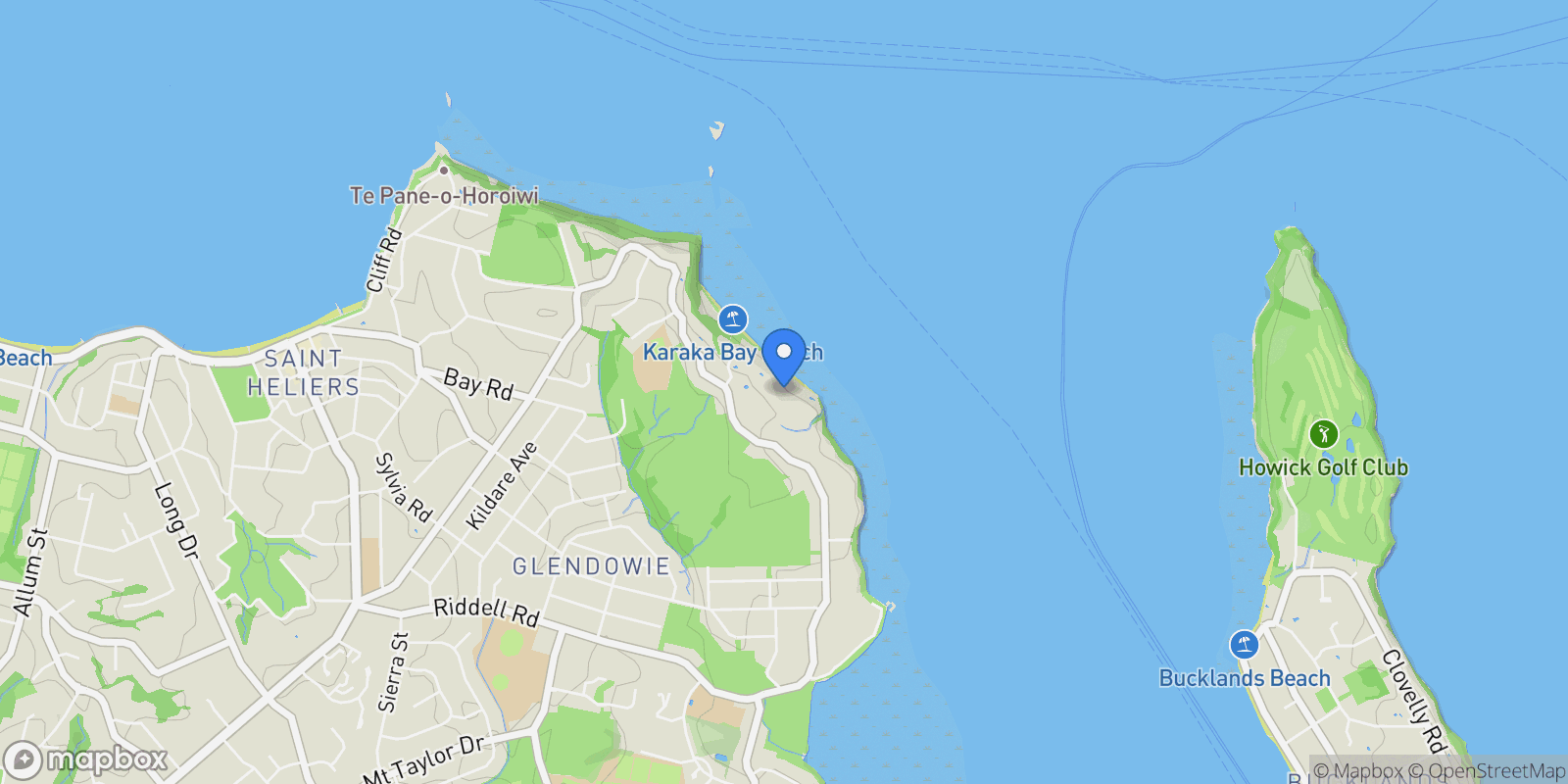 Map showing 513 and 511 Riddell Road Glendowie, Auckland, AUK 1071, Auckland, Auckland, New Zealand.