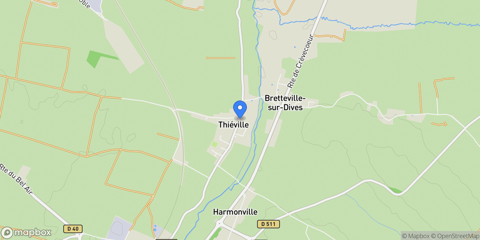 Map showing Saint-Pierre-en-Auge, Normandy, France.