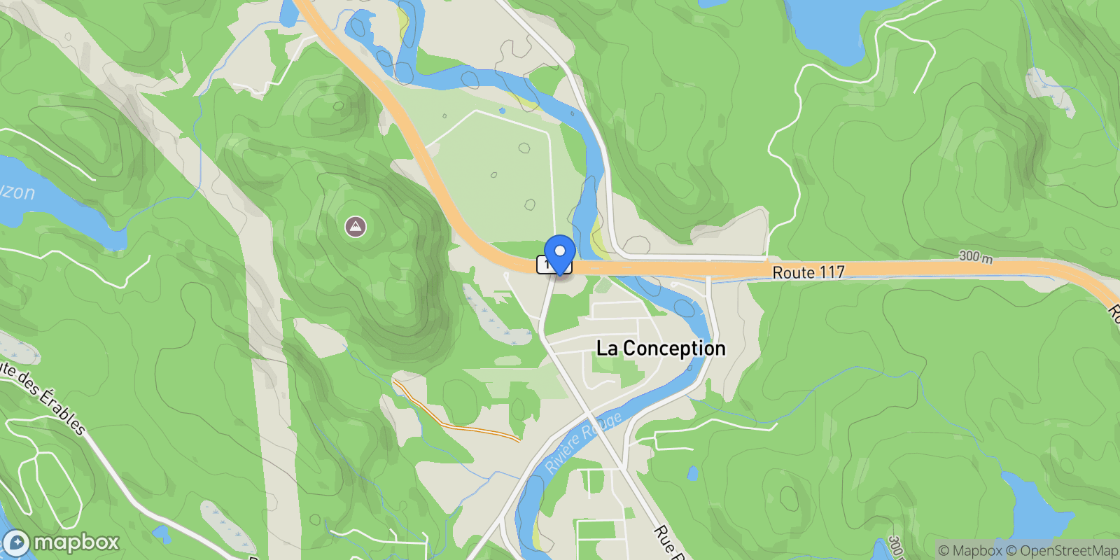 Map showing Route Principale, La Conception, Quebec, Canada.