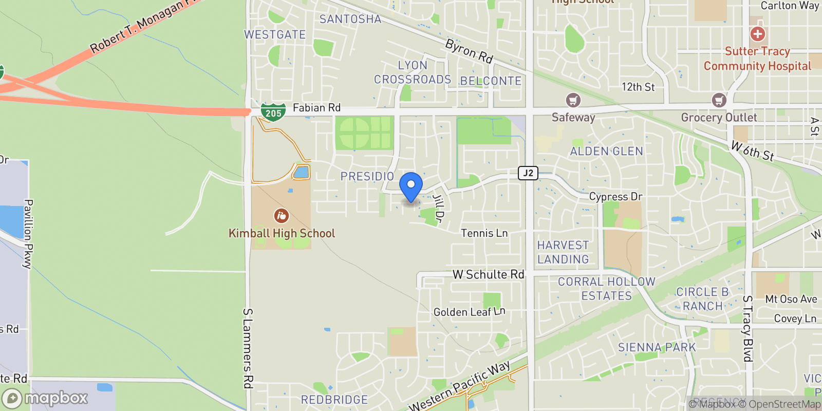 Map showing 481 Keys Ct, Tracy, CA 95377, Tracy, California, United States.