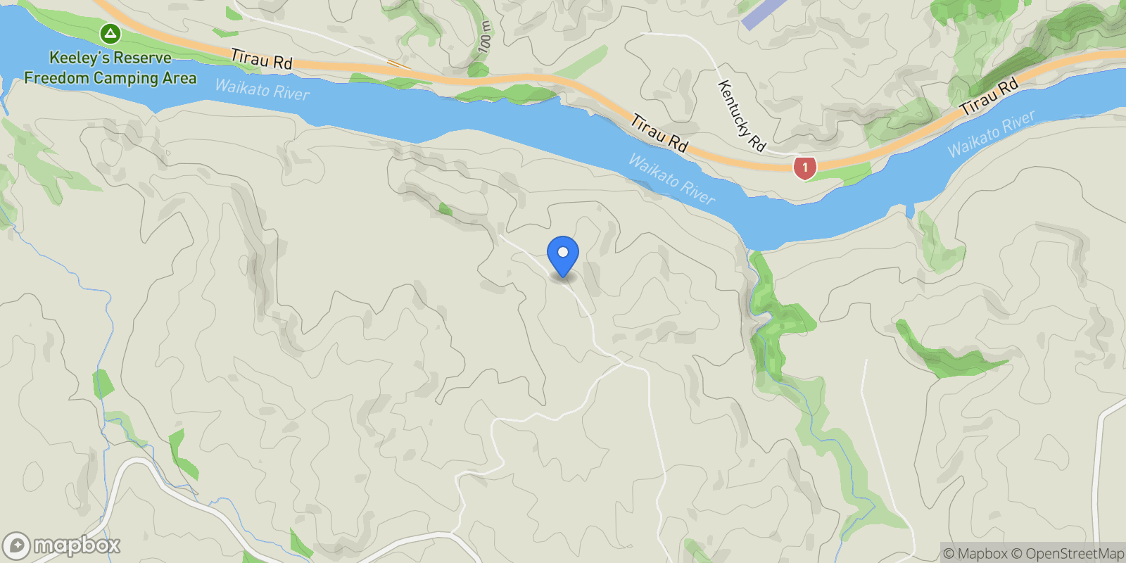 Map showing 278 Stokes Road, Maungatautari, WKO 3494, Maungatautari, Waikato, New Zealand.