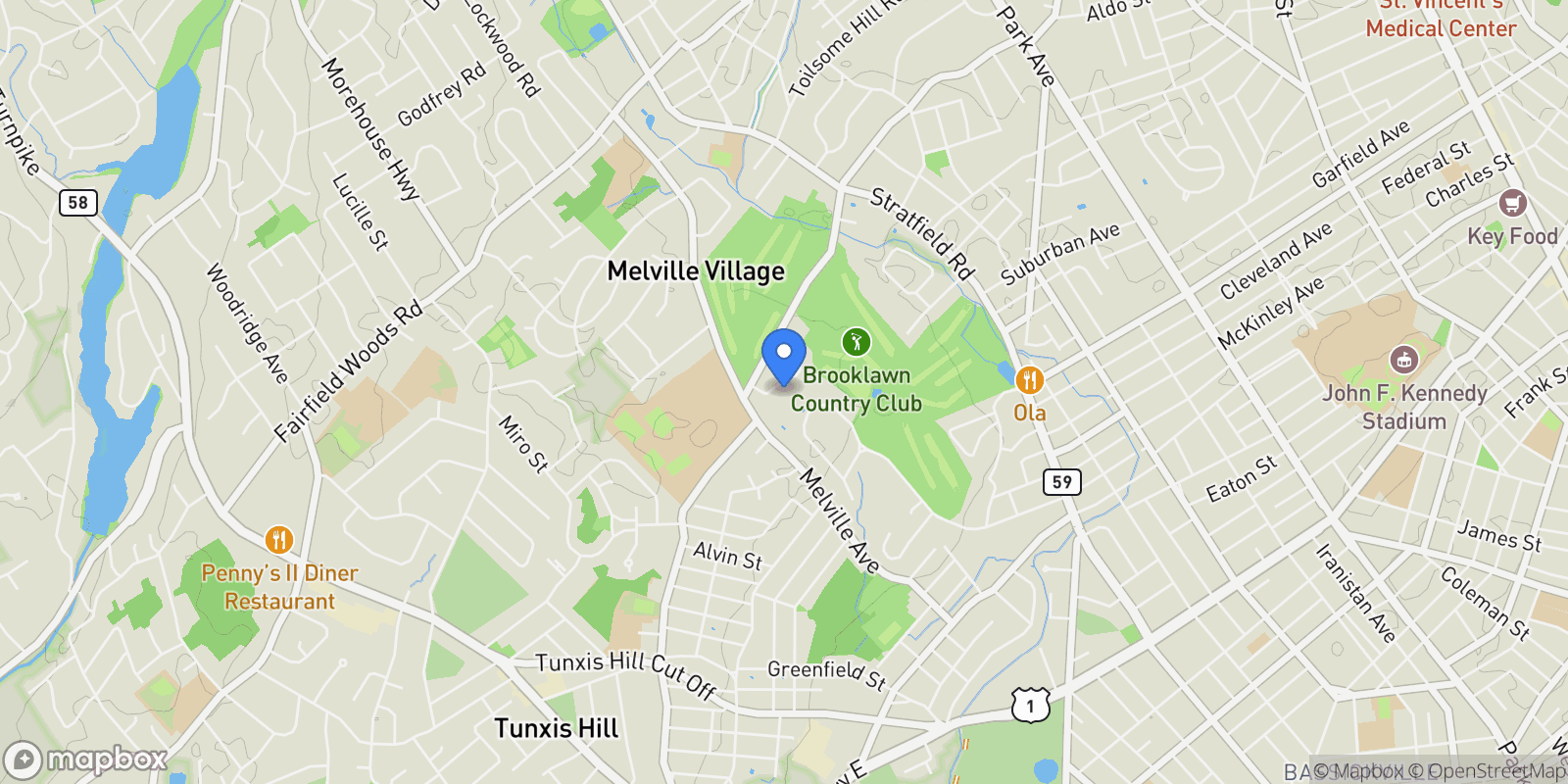 Map showing 90 White Oak Road, Fairfield, CT, 06825, USA, Fairfield, Connecticut, United States.