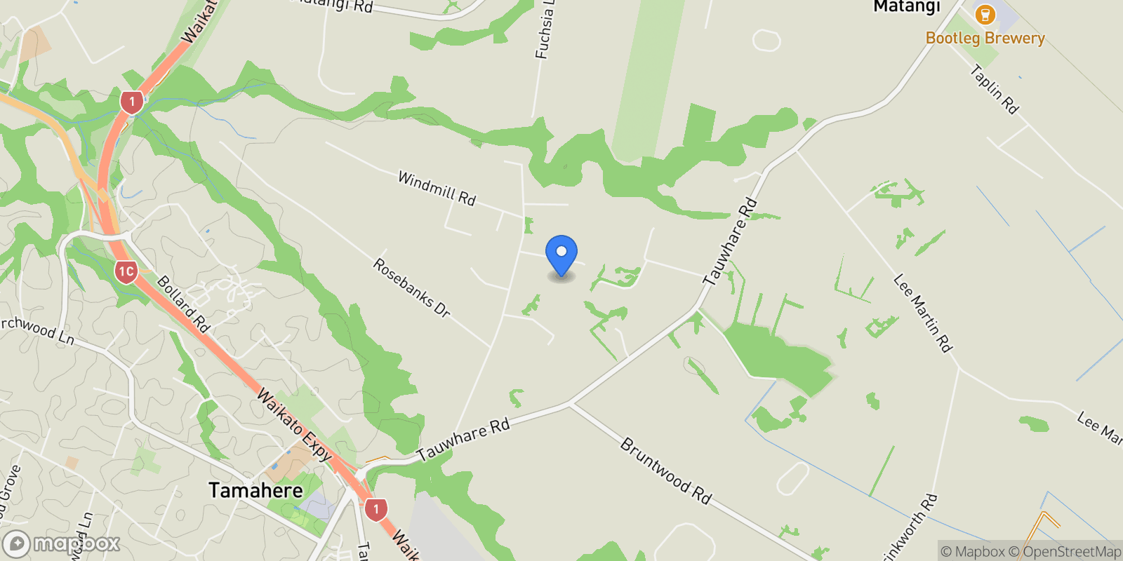Map showing 28A Greenvale Close Tamahere, Hamilton, WKO 3283, Hamilton, Waikato, New Zealand.