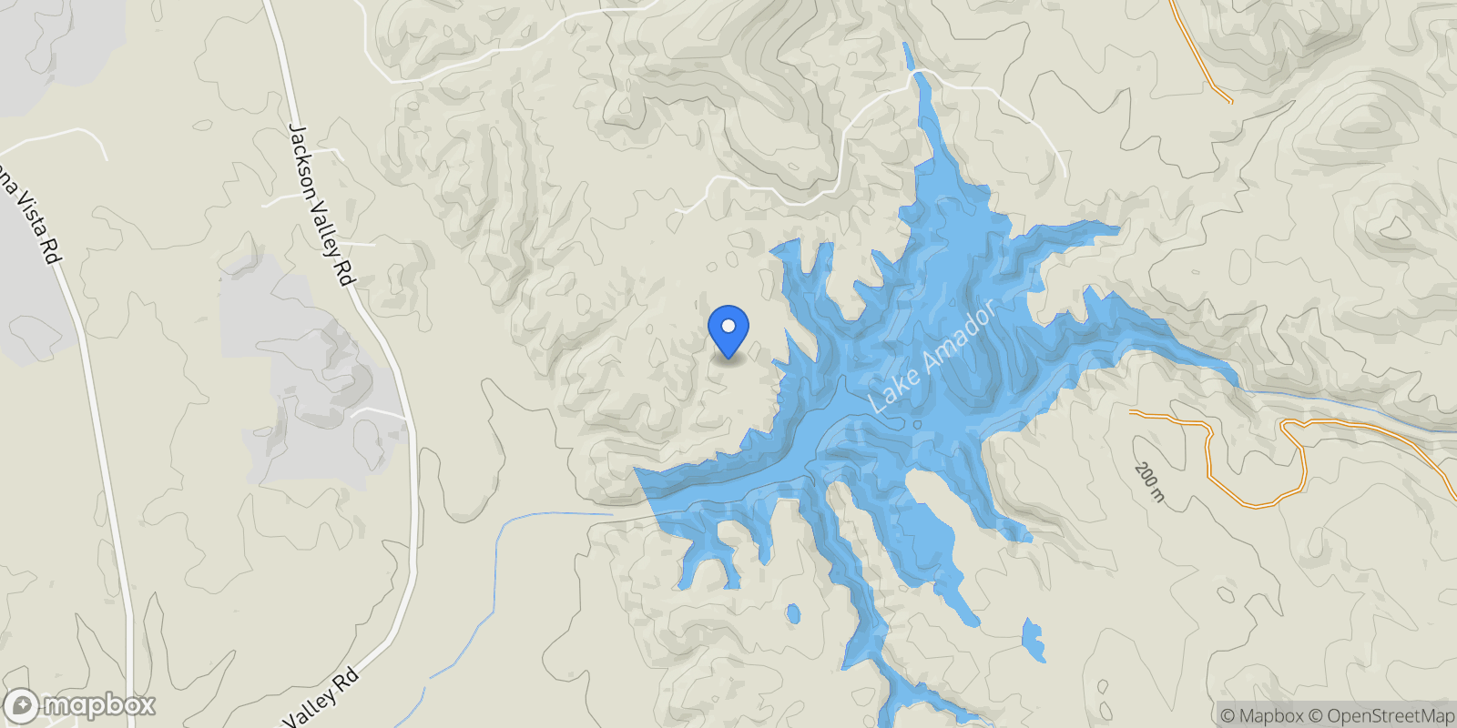 Map showing 6550 Jackson Valley Road, Ione, CA 95640, Ione, California, United States.