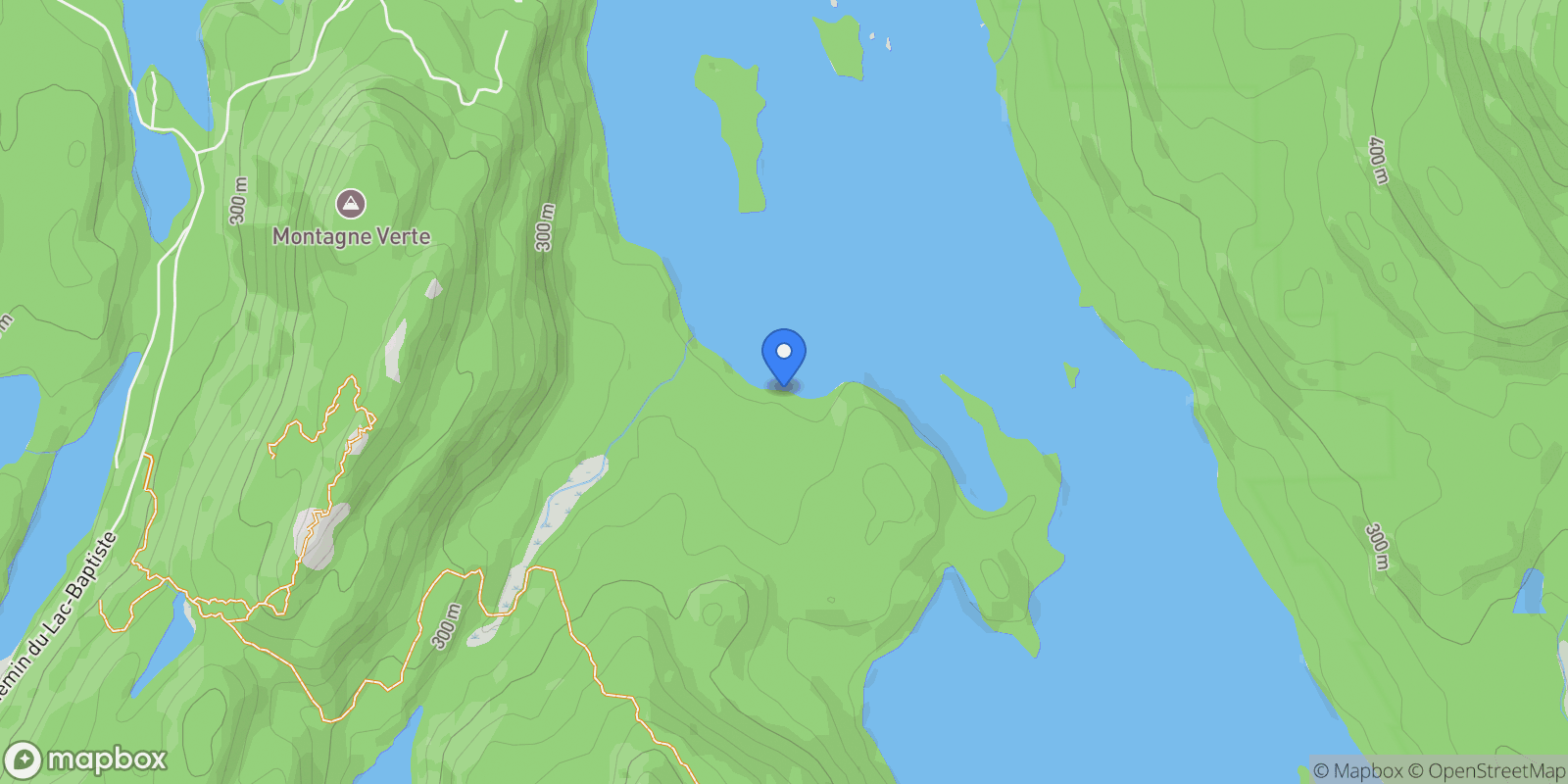 Map showing 3948 Rive du Lac-Tremblant, Mont-Tremblant, Quebec, Canada.
