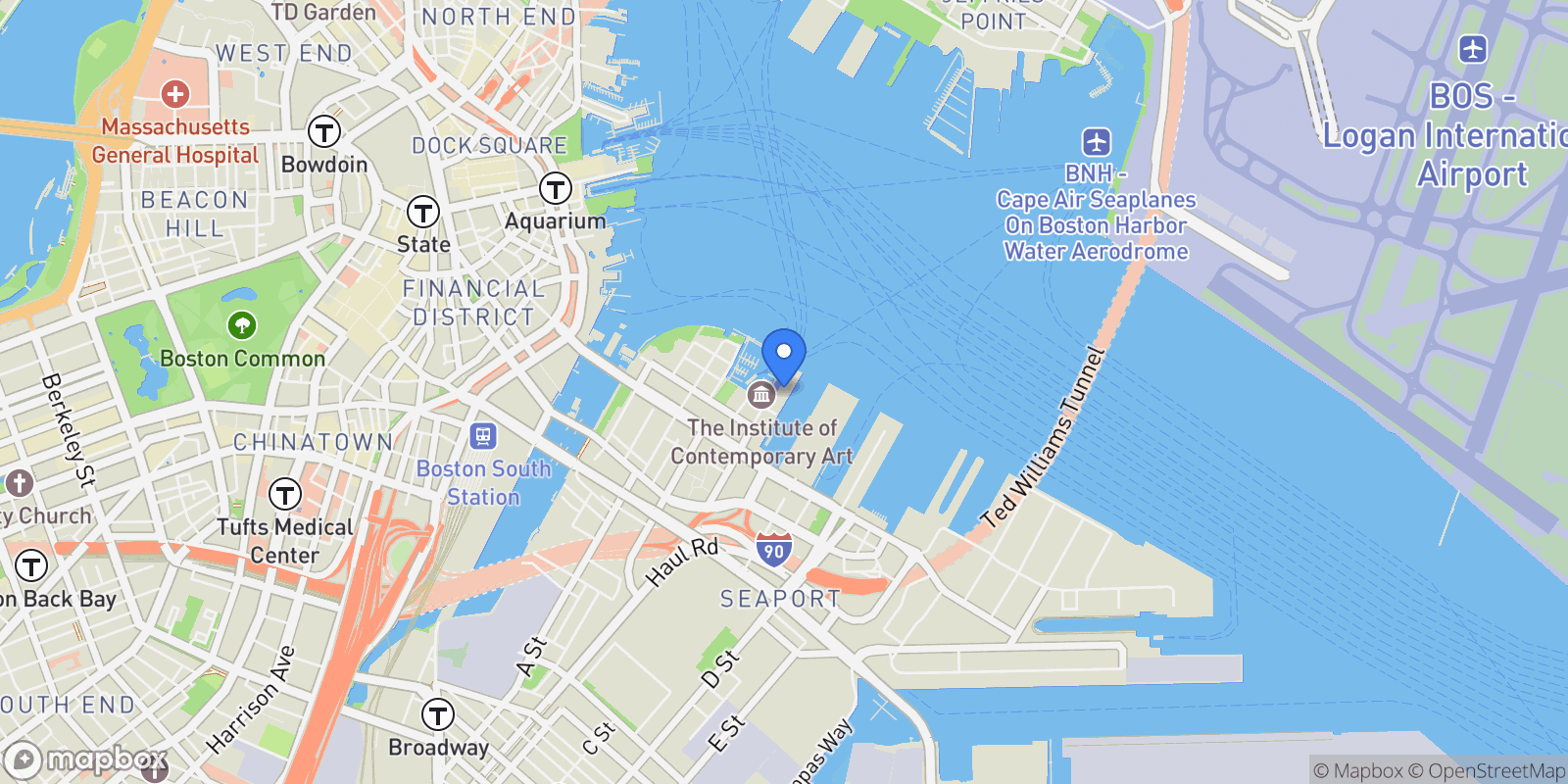 Map showing 300 Pier 4 Blvd, #2E, Boston, MA, 02210, USA, Boston, Massachusetts, United States.