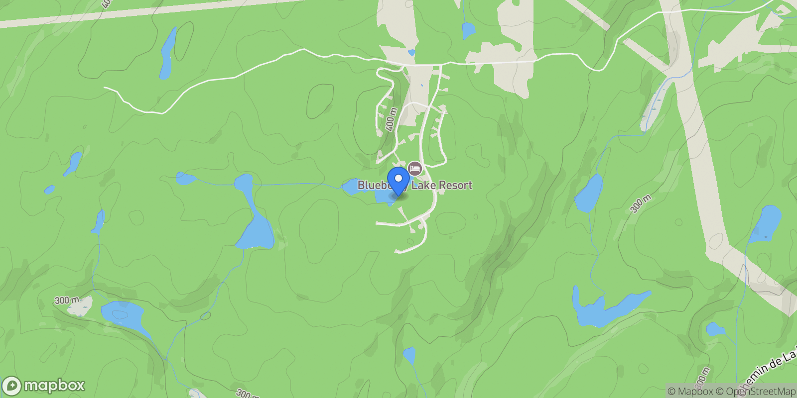 Map showing 1020 Ch. des Pionniers, Village de Labelle, Quebec, Canada.