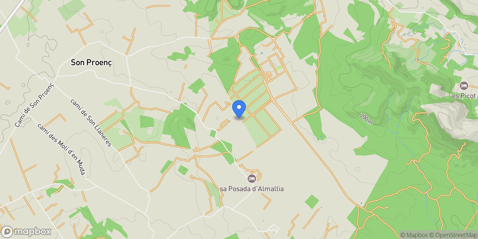 Map showing Felanitx centro, Felanitx, BALEARES, Felanitx, Felanitx, Balearic Islands, Spain.