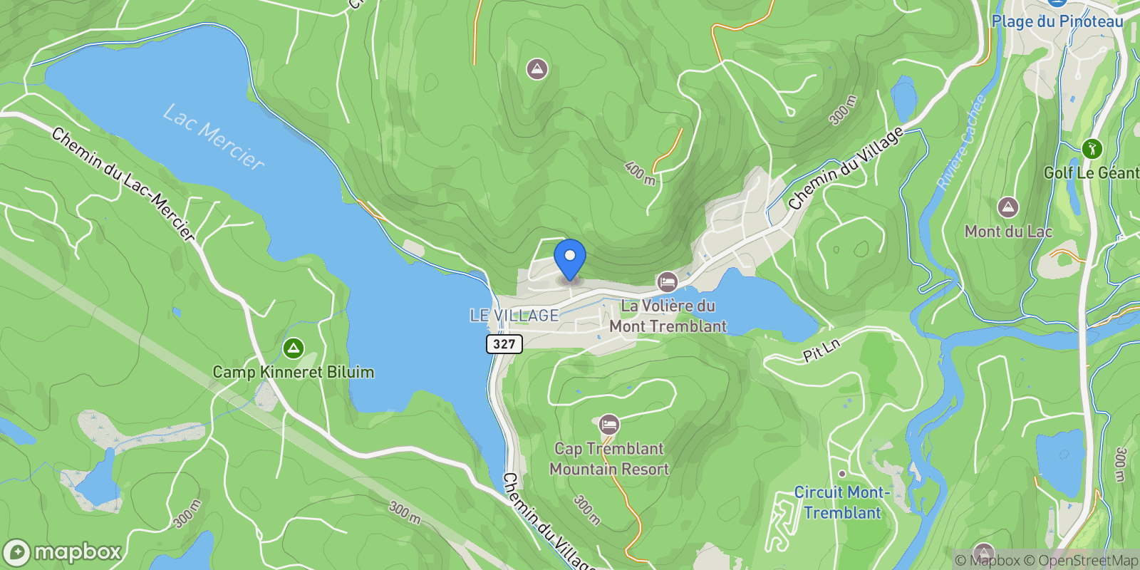 Map showing 145 Ch. Jean-Robert, Mont-Tremblant, Quebec, Canada.