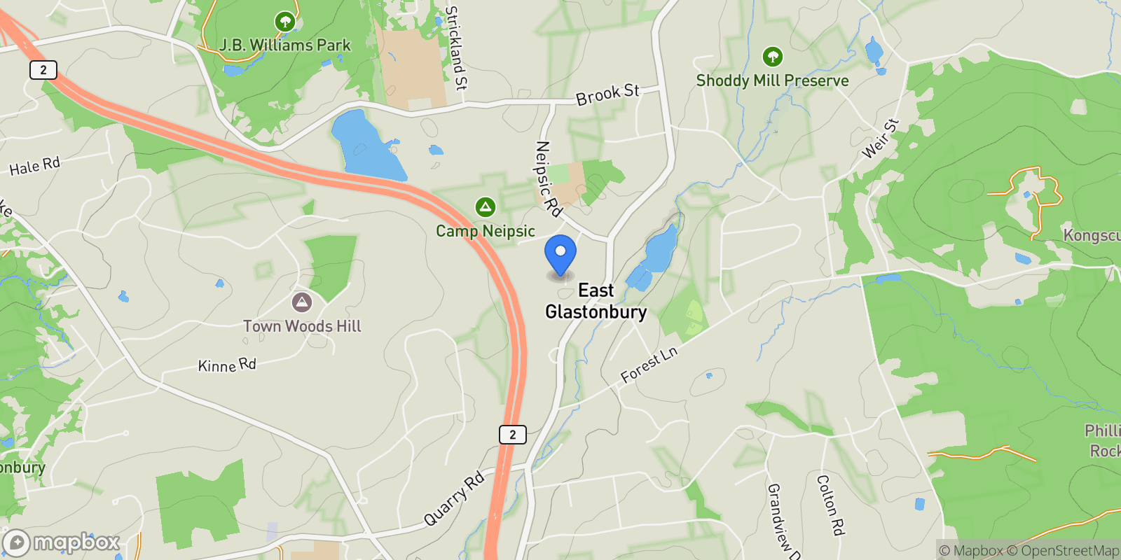 Map showing 97 Crosby Road, Glastonbury, CT, 06033, USA, Glastonbury, Connecticut, United States.