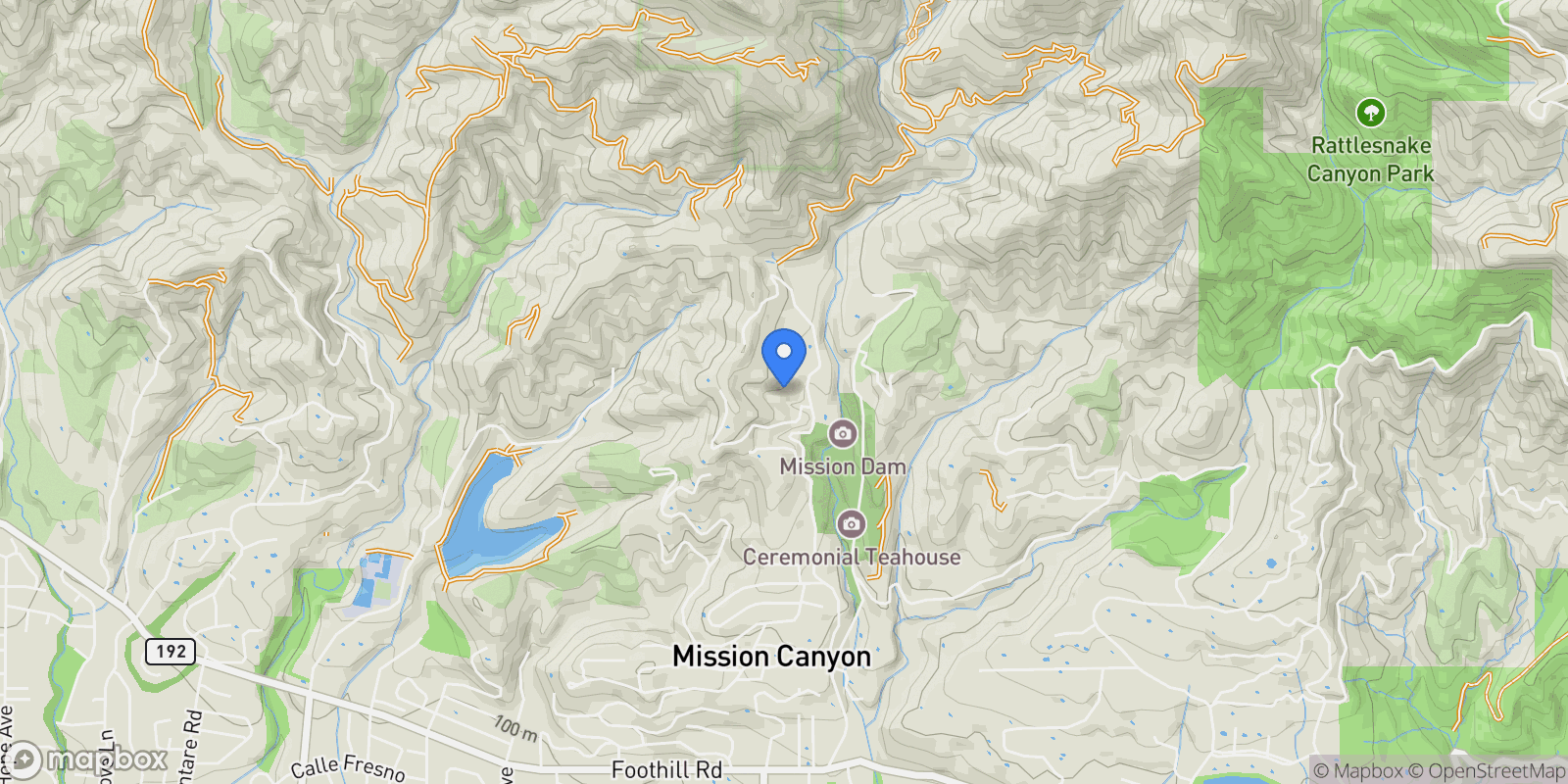 Map showing 2600 Holly Road, Santa Barbara, California, United States.