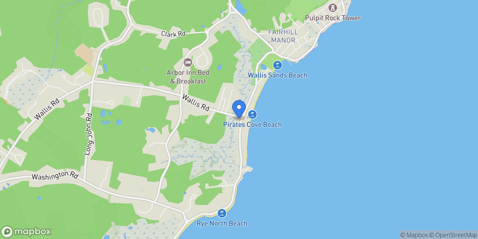 Map showing 1215 Ocean Blvd, #2, Rye, NH, 03870, USA, Rye, New Hampshire, United States.