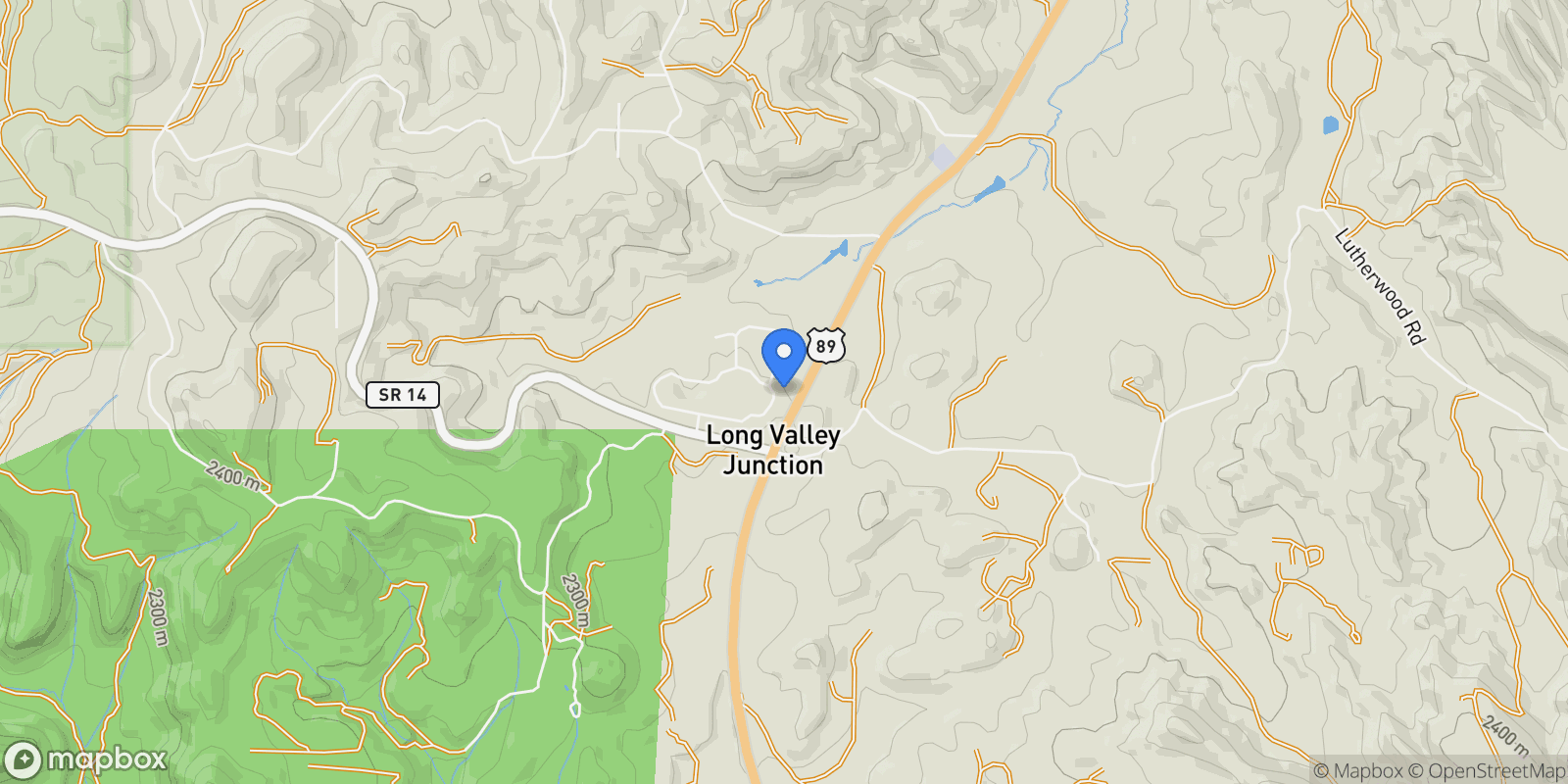 Map showing 1505 W ELK RIDGE DR, 84710, Utah, United States.