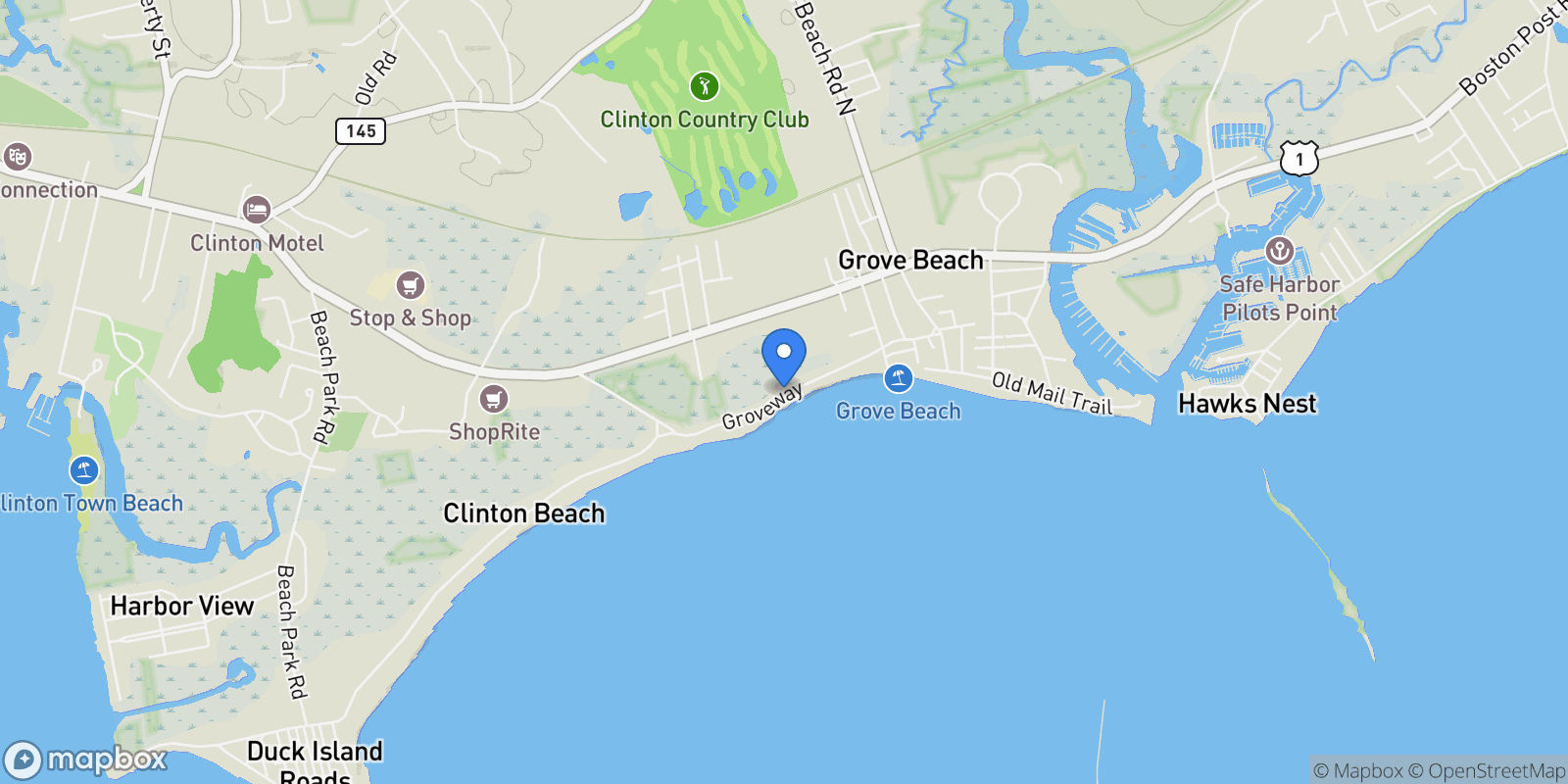 Map showing 50 & 61 Grove Way, Clinton, CT, 06413, USA, Clinton, Connecticut, United States.