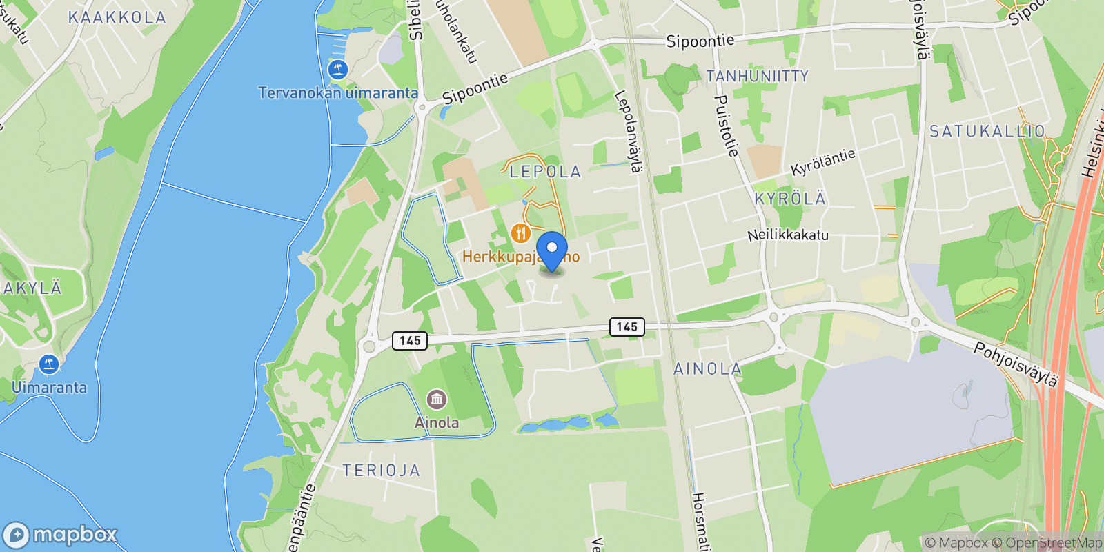 Map showing Karhi 8, Järvenpää, Finland.