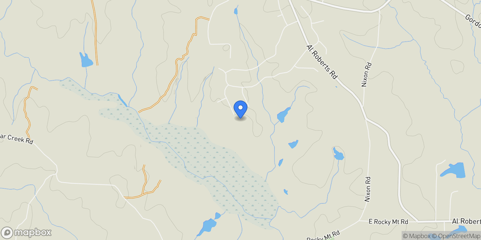Map showing Senoia, Georgia, United States.